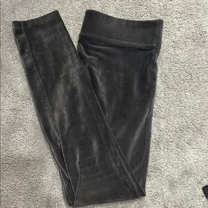Dark Grey Loft Velvet Leggings